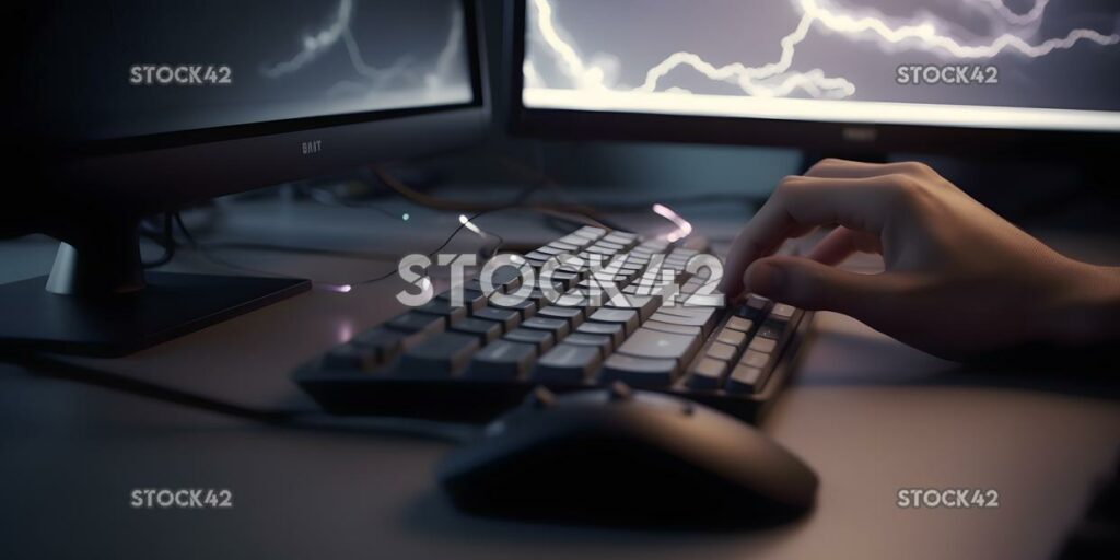 A close-up of a persons hand using a mouse to edit a vide