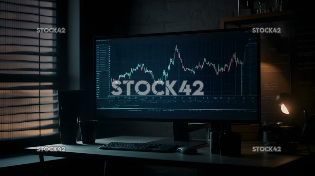 A computer screen displaying a graph and data analysis ci one