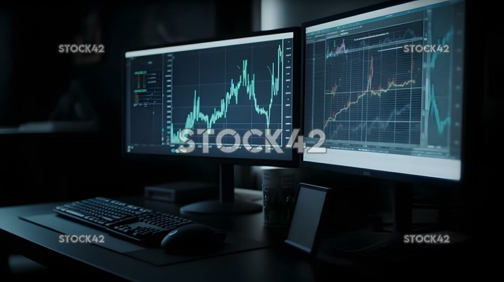 A computer screen displaying a graph and data analysis ci two