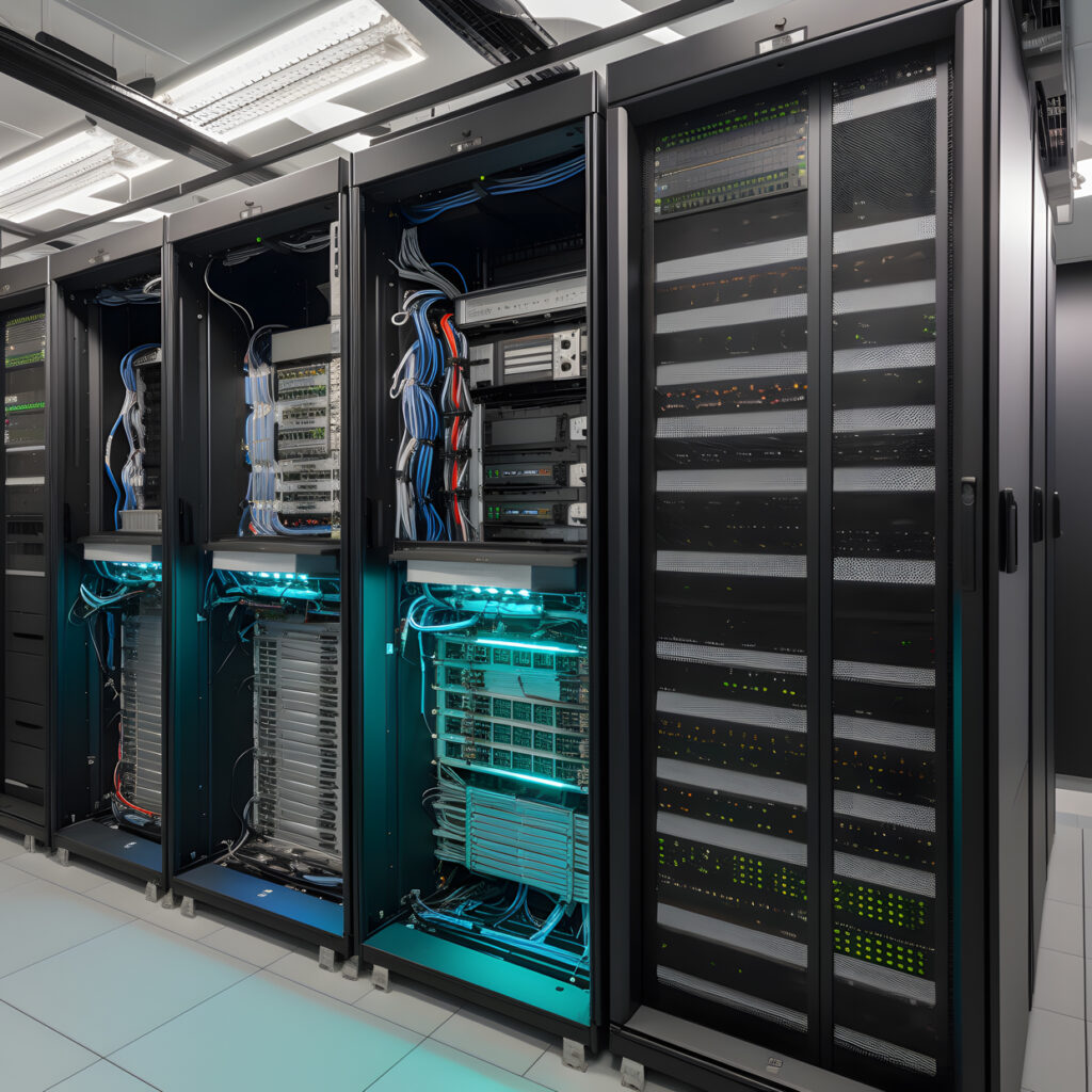 A data center infrastructure using power and cooling tech two