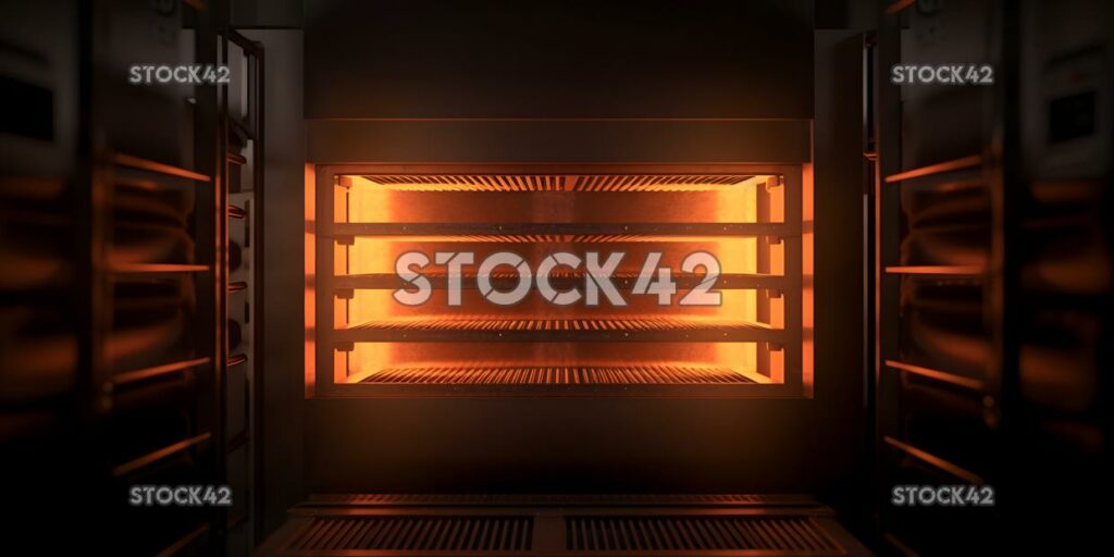 A large industrial oven for baking products Hyper-realist one