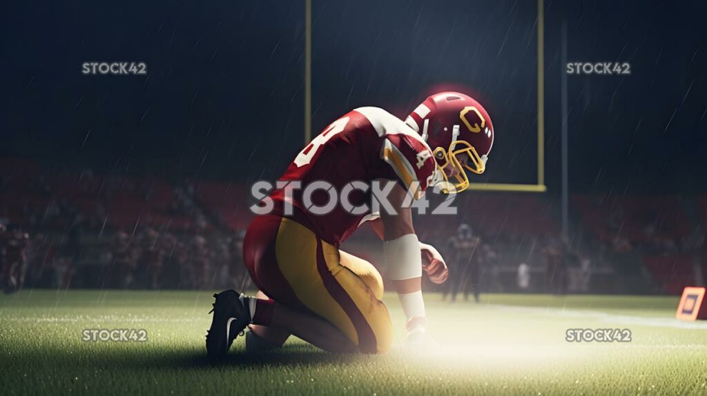 A player receiving medical attention on the field dynamic