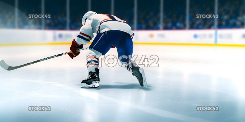 A player skating with the puck through the neutral zone o one