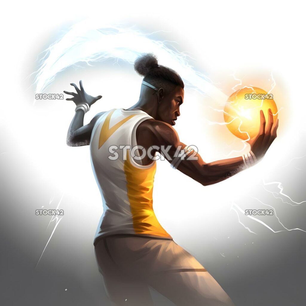 A player taking a charge sacrificing their body to draw a two