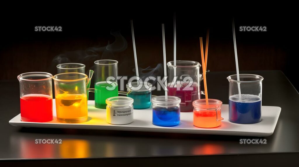 A science experiment set up with a Bunsen burner and beak two