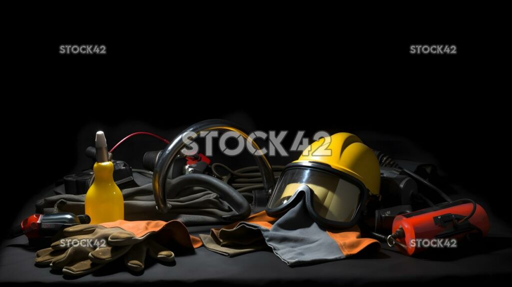 A set of welding equipment including gas torches and safe two