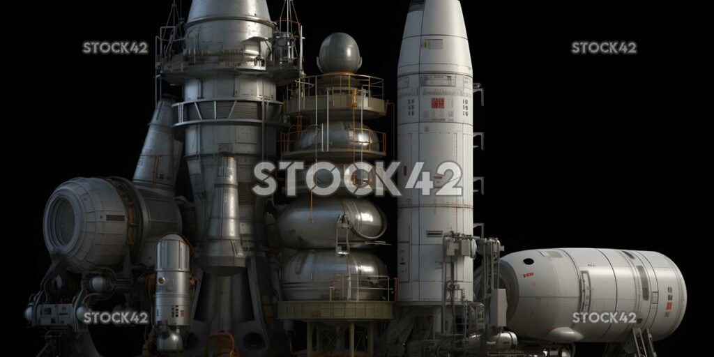 Satélites de tecnología aeroespacial exploración espacial rocket_