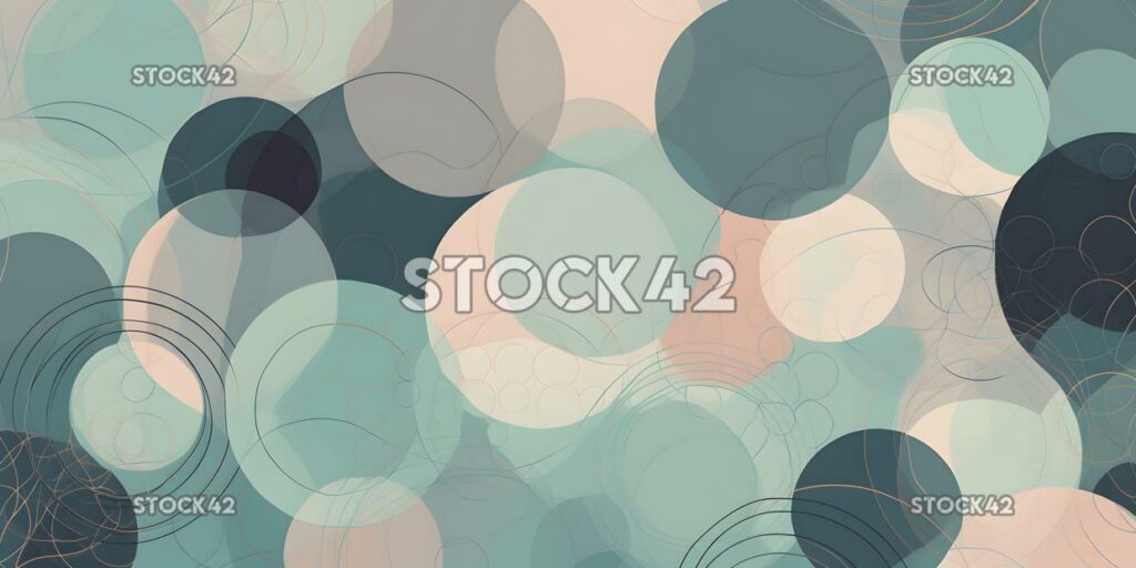 An abstract background with a repeating pattern of circle one