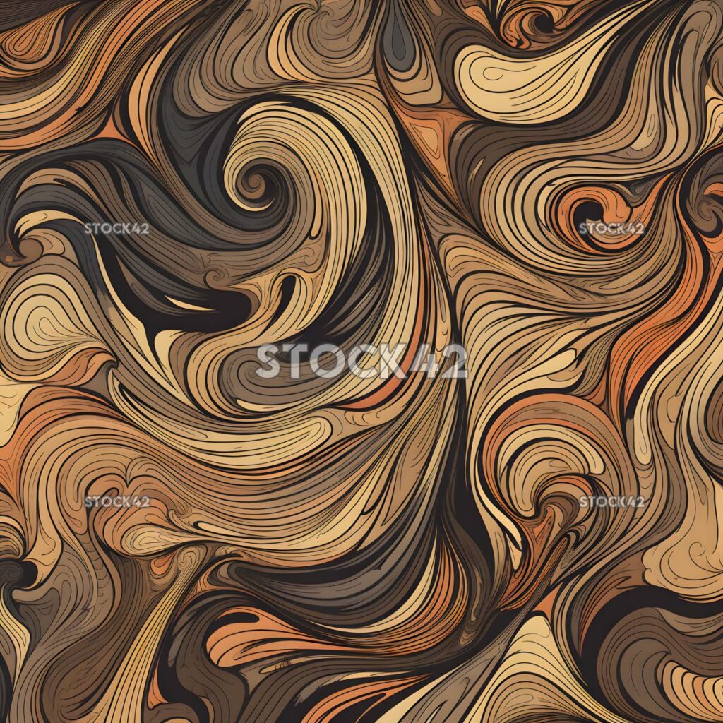 An abstract pattern of flowing lines and curves two