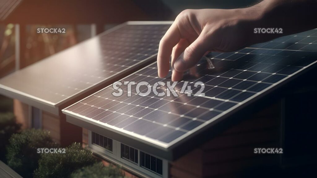 Utilizar un panel solar para generar electricidad y