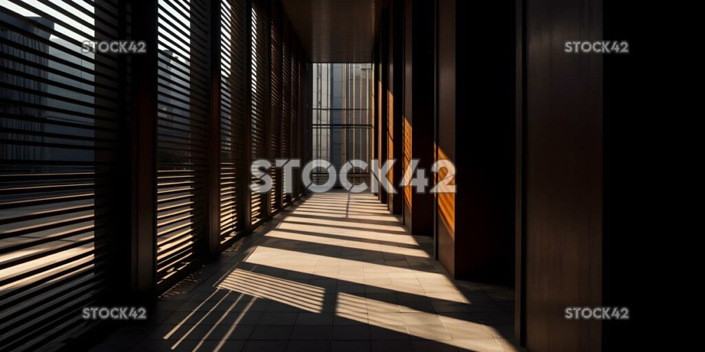 Architektur Linien Schatten Licht vier