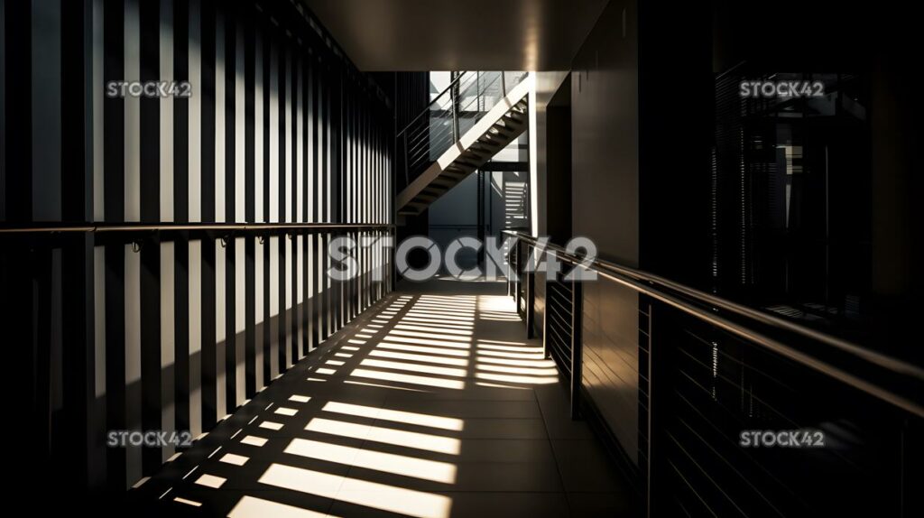 Architektur Linien Schatten Licht ein