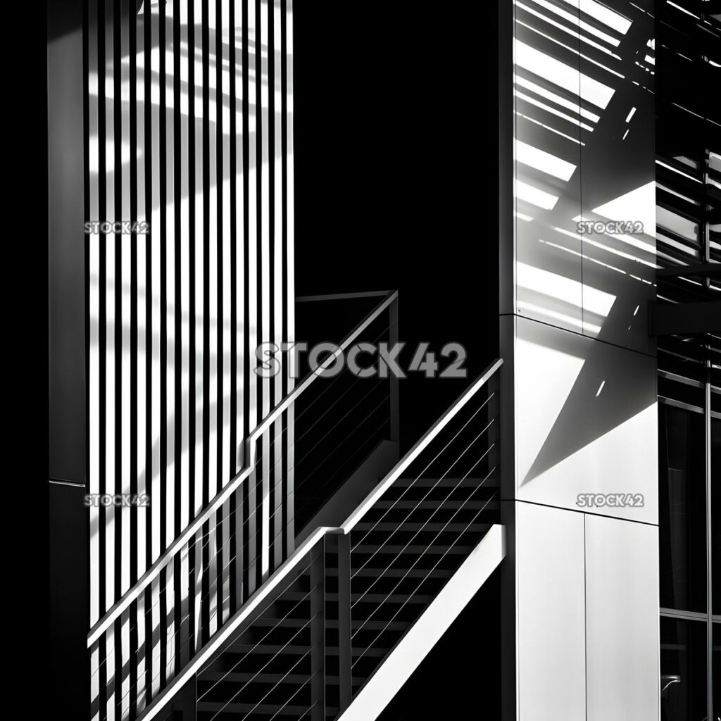 Black and white shades contrasts lines