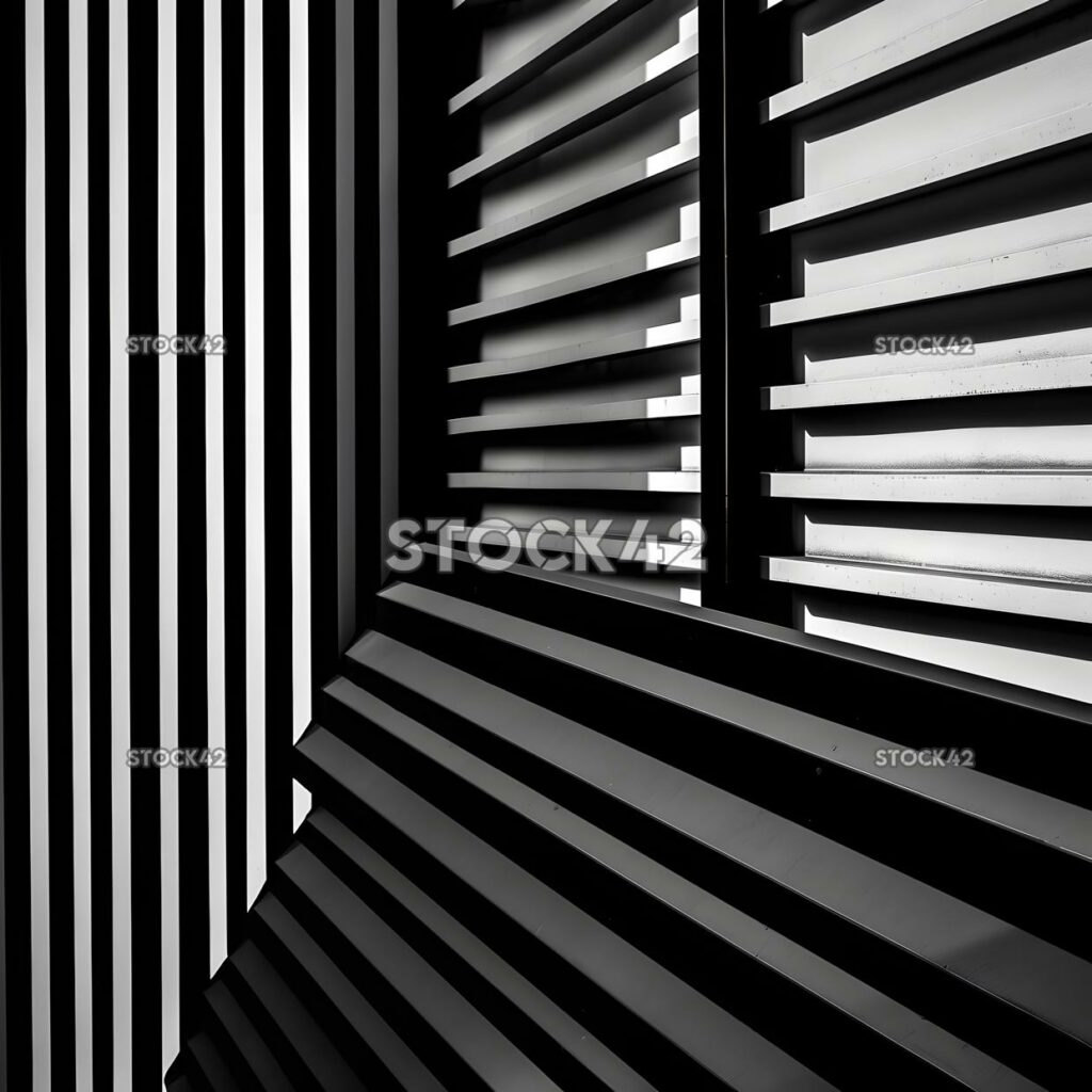 Black and white shades contrasts lines one