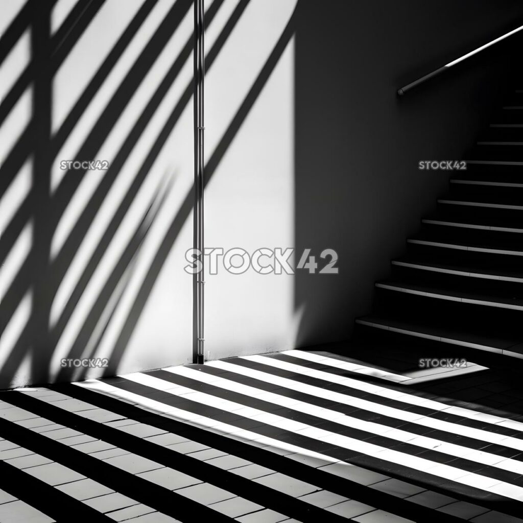 Black and white shades contrasts lines seven