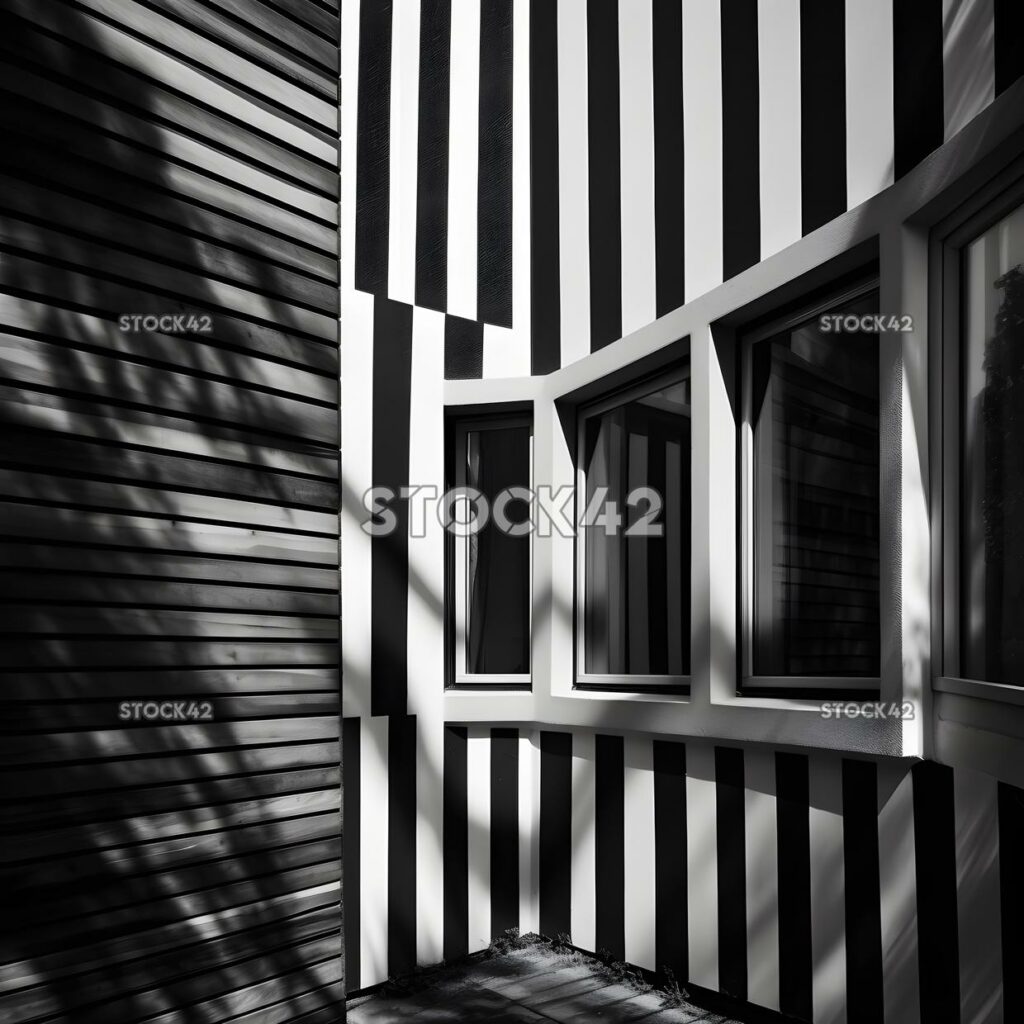 Black and white shades contrasts lines three