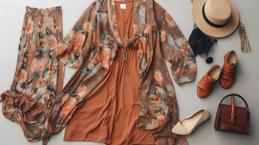 Bohemian chic a relaxed and carefree outfit with a bohemi