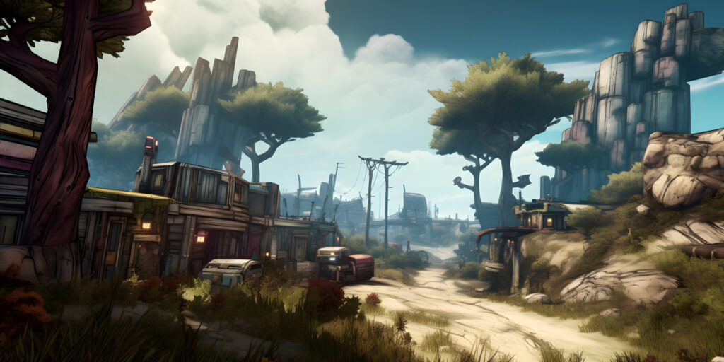 Borderlands 2 FPS RPG post-apocalyptic two