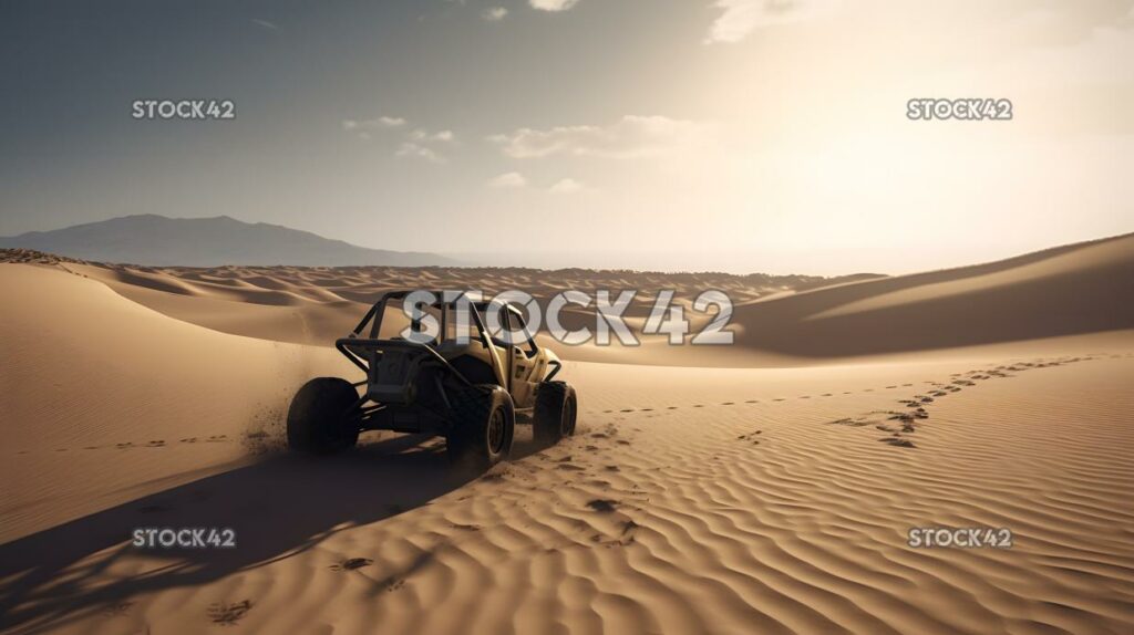 Buggy dunas de arena desierto Hiperrealista