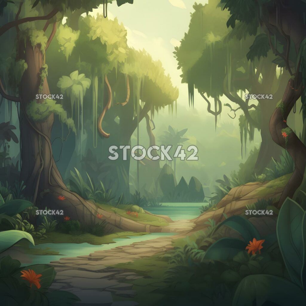 Console Gaming adventure game create a jungle landscape one