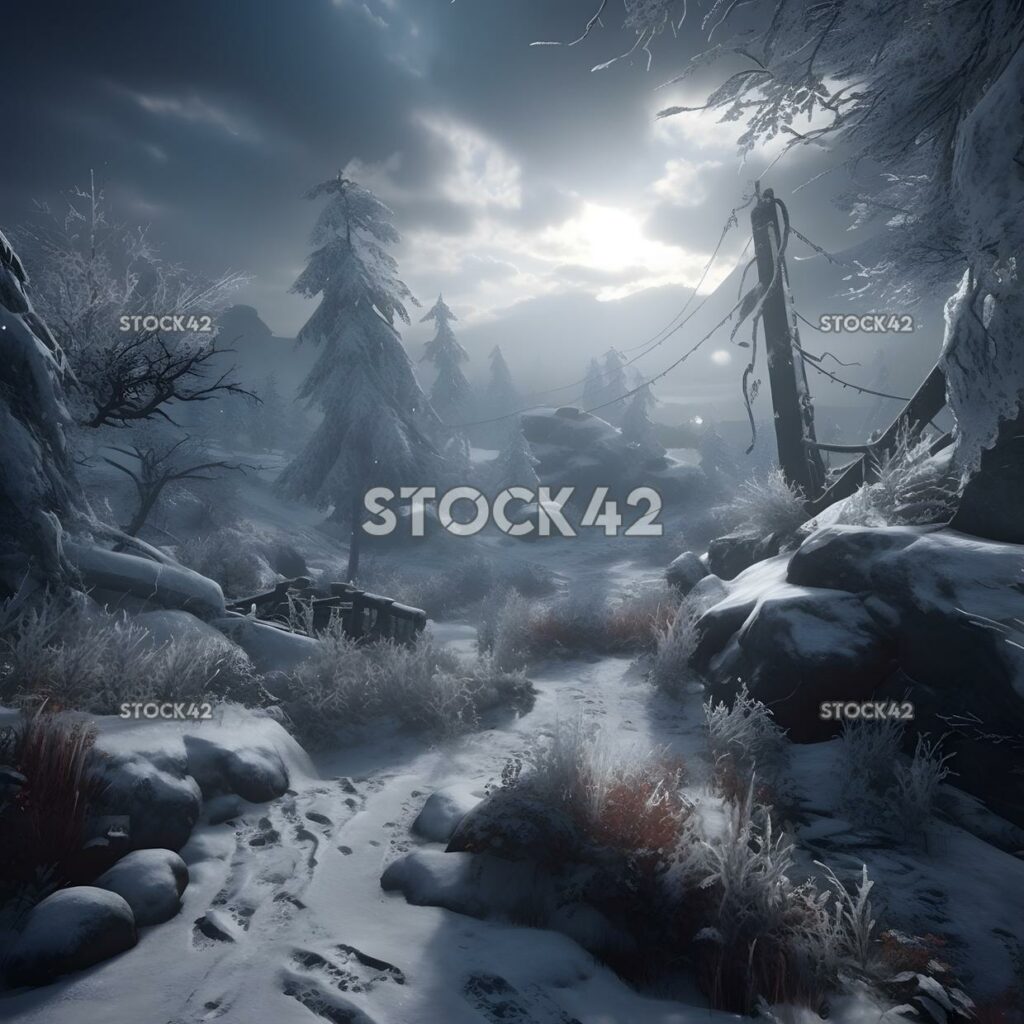 Console Gaming adventure game create a snow-covered lands one