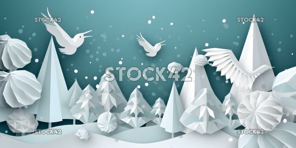 Create a poster for a winter wonderland-themed party three