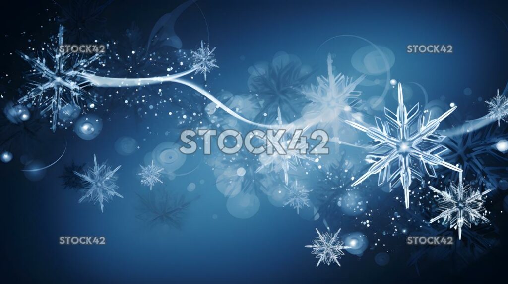 Design a banner for a holiday party with a snowflake them one