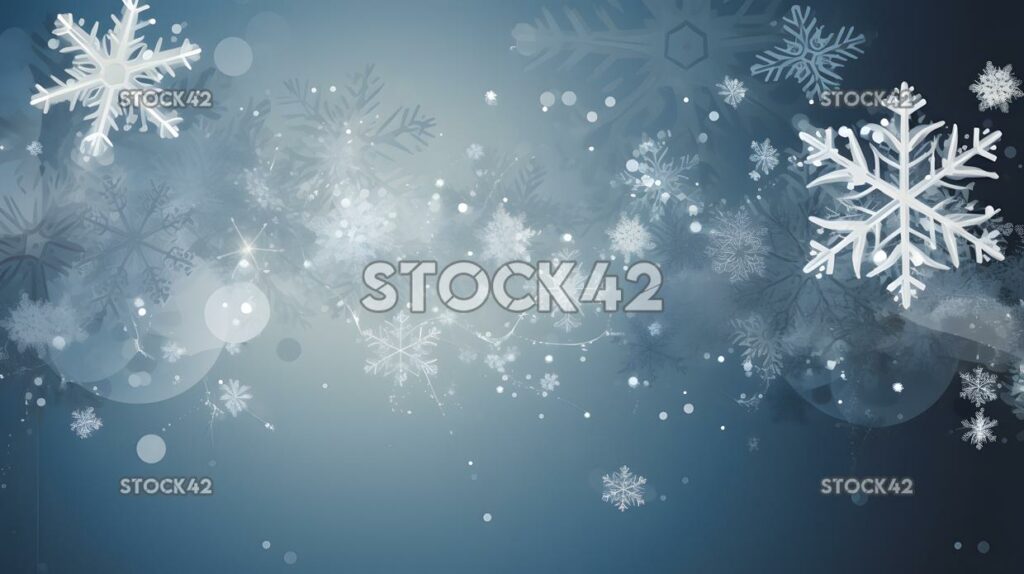 Design a banner for a holiday party with a snowflake them two