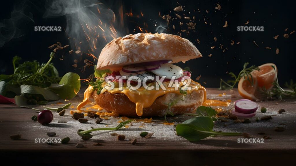 Food styling gastronomy composition aesthetics Hyper-real