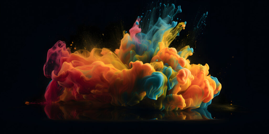 High speed photography movement colors forms cinematic three