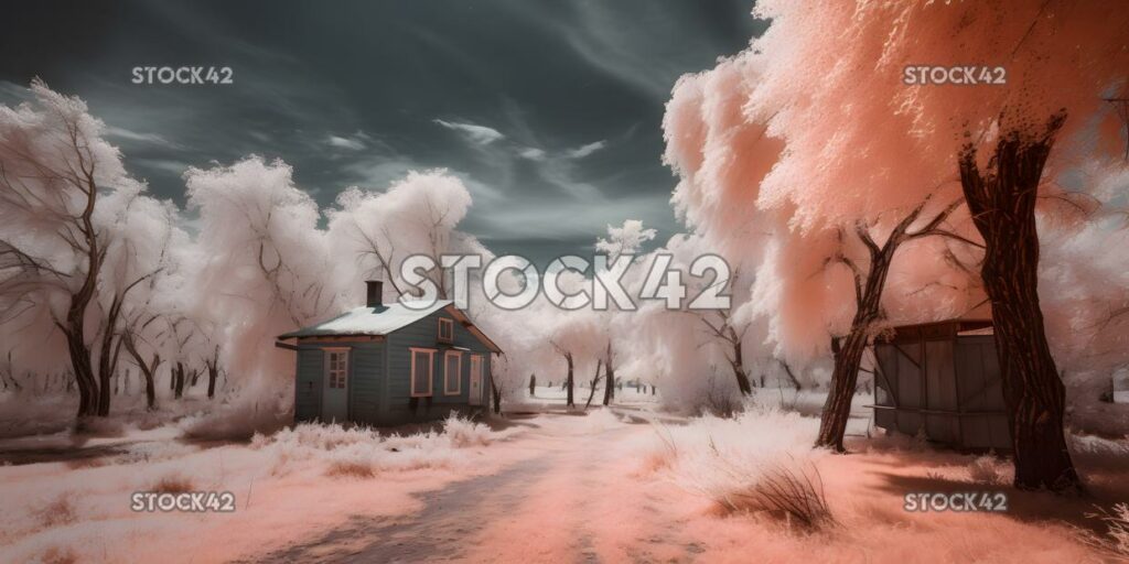 Infrared photography colors textures atmosphere cinematic