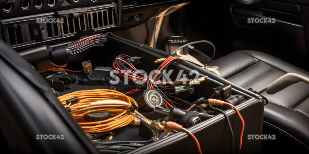 Installing a new car stereo with a wiring harness and a s