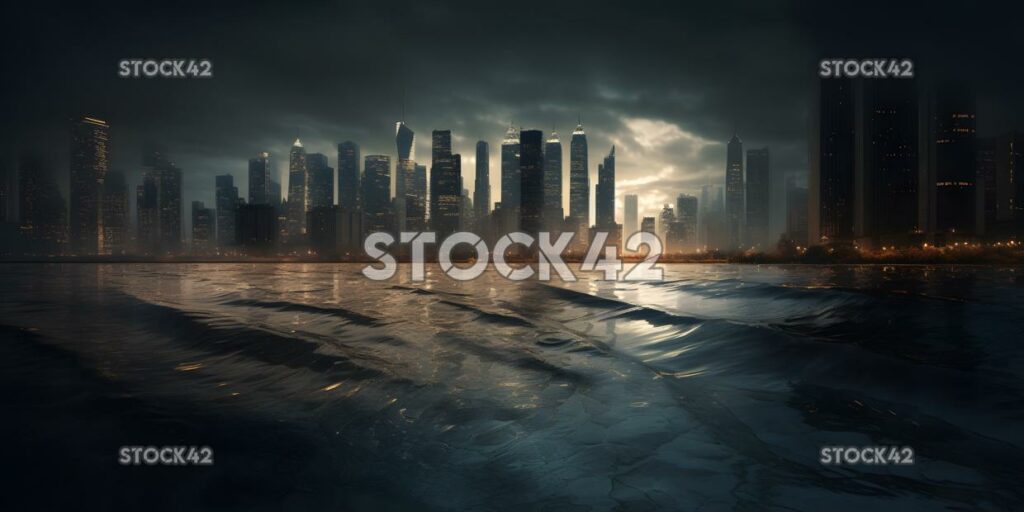 Long exposure landscapes cityscapes water Hyper-realistic two