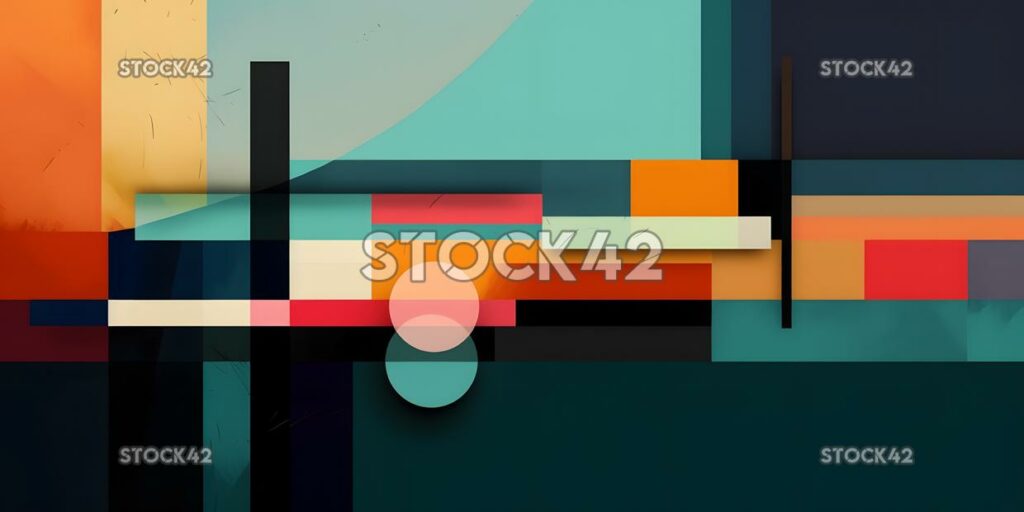 Minimalist abstract colors shapes lines colors