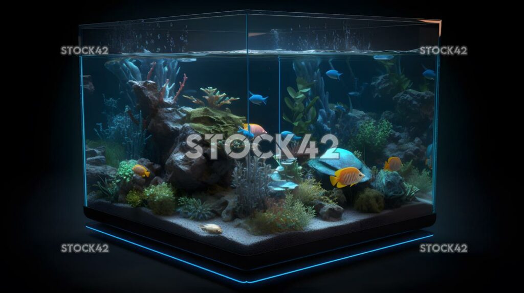 Mobile Gaming simulation game design a virtual aquarium H one