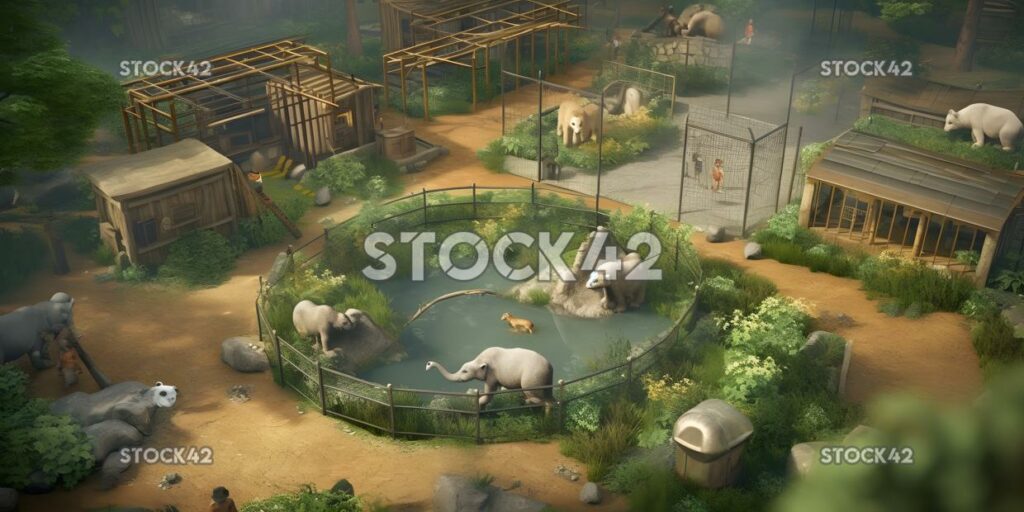 Mobile Gaming simulation game design a virtual zoo Hyper- two