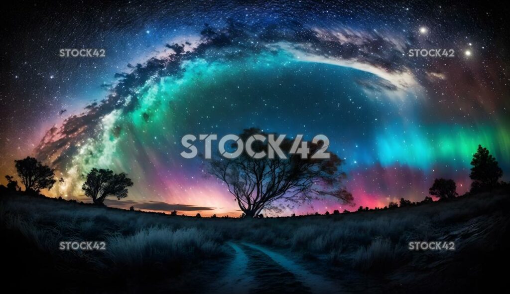 Night sky photography stars Milky Way Aurora one