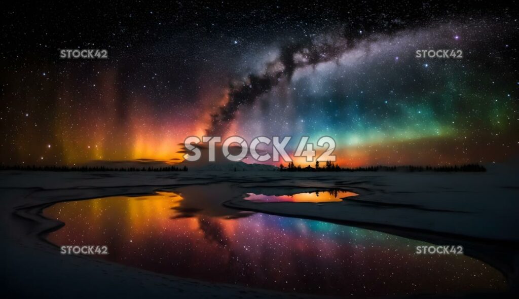 Night sky photography stars Milky Way Aurora three