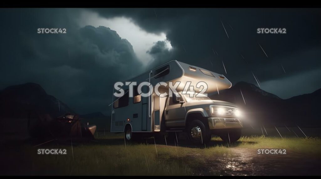 Pickup camper camping adventure dynamic lightning cinemat one