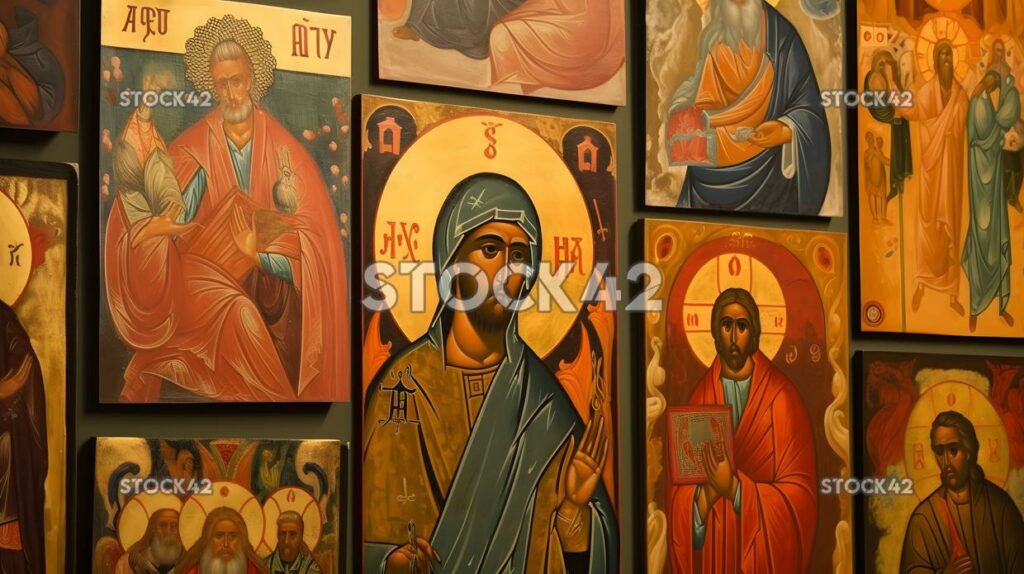 Religious art icons spirituality symbolism