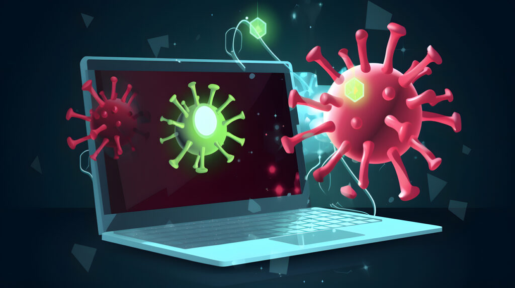 Removing viruses and malware from a computer