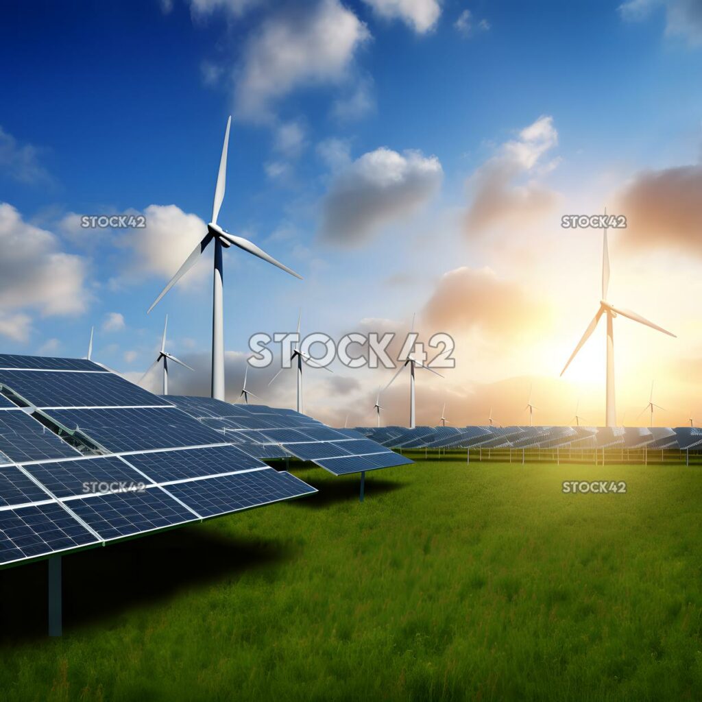 Renewable energy solar power wind power sustainability