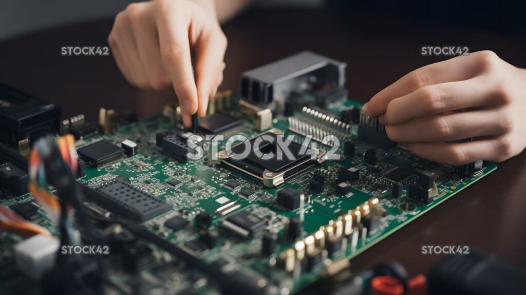 Replacing a damaged motherboard