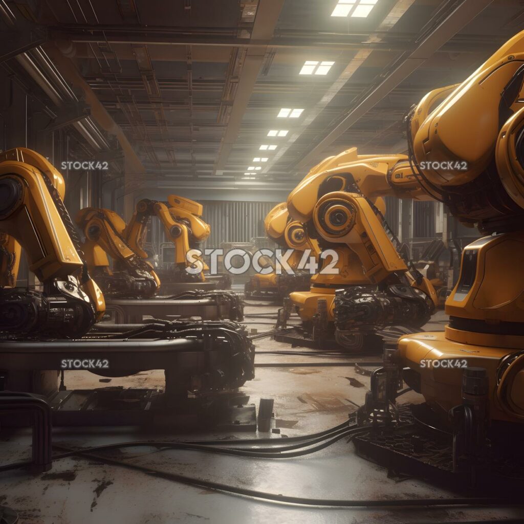 Robotics automation AI manufacturing industry 4 0 cinemat