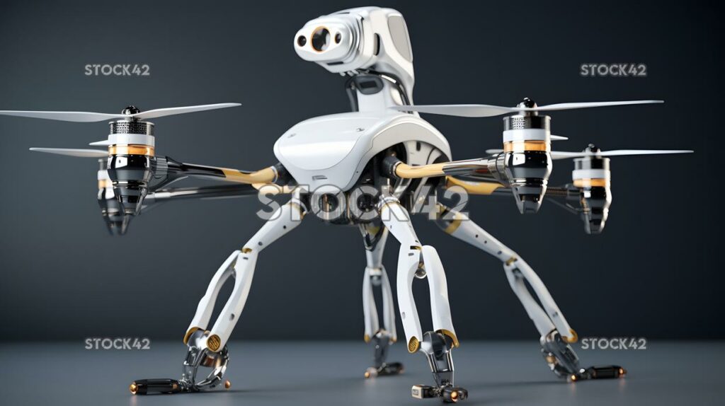 Robotics automation drones AI three