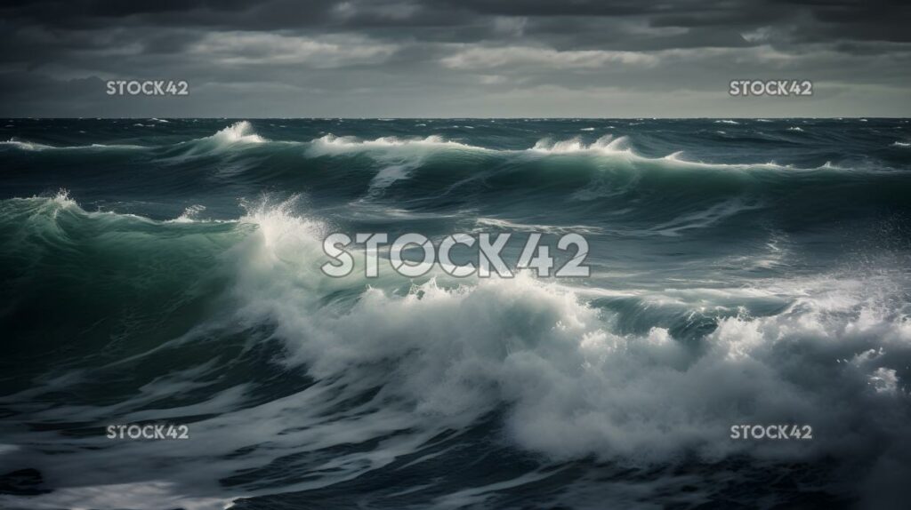 Seascapes ocean waves horizon two