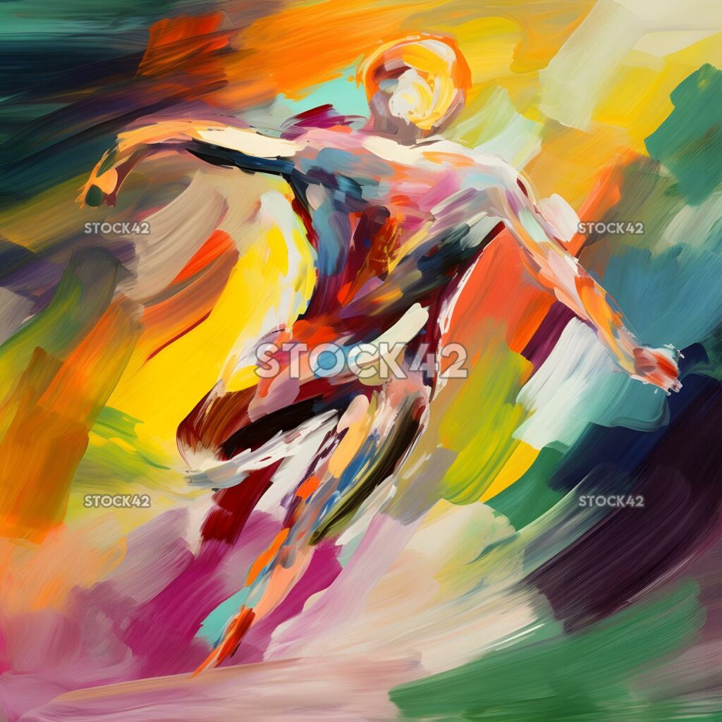 Sport abstract colors forms movement