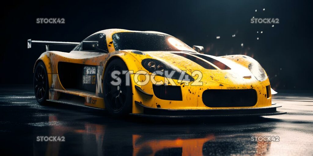 SportcarracetrackspeedHyper-realistictextureshig two