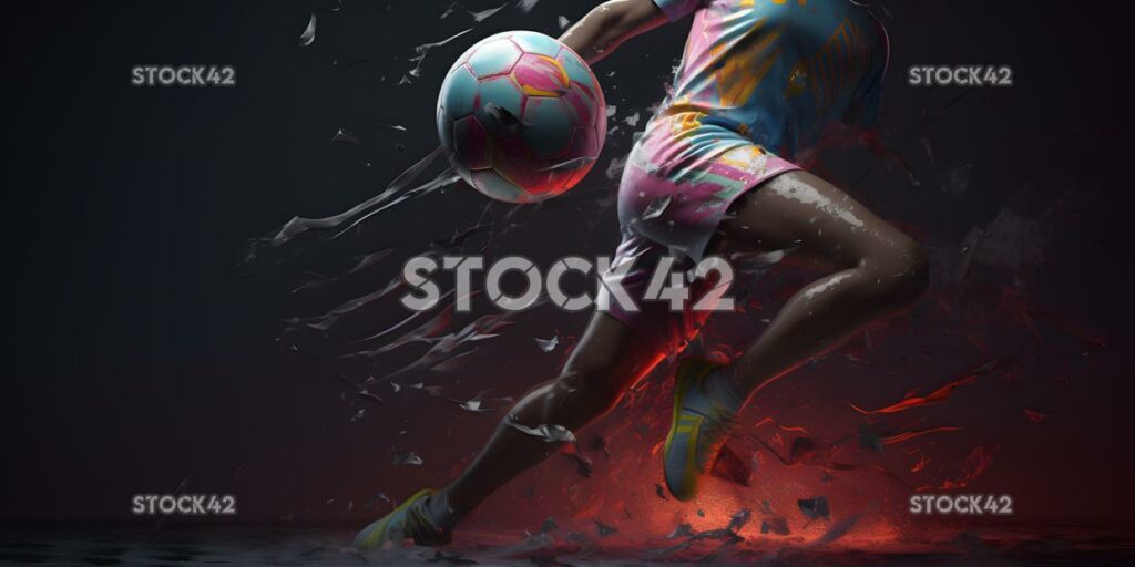 Sports action energy movement Hyper-realistic textures