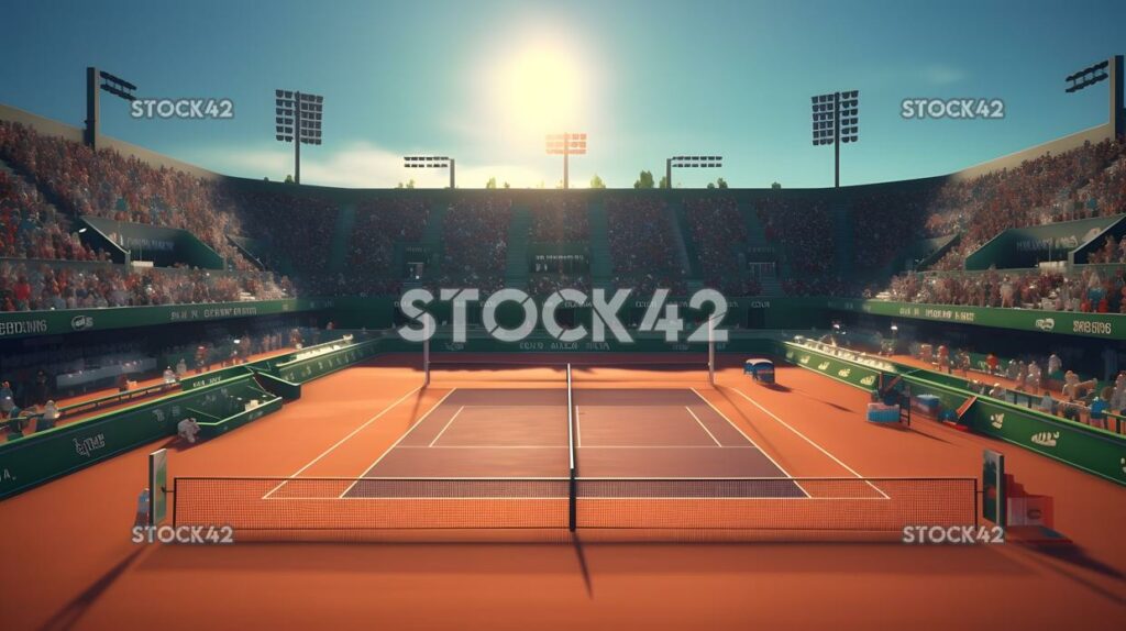 Sports game featuring tennis as the main sport